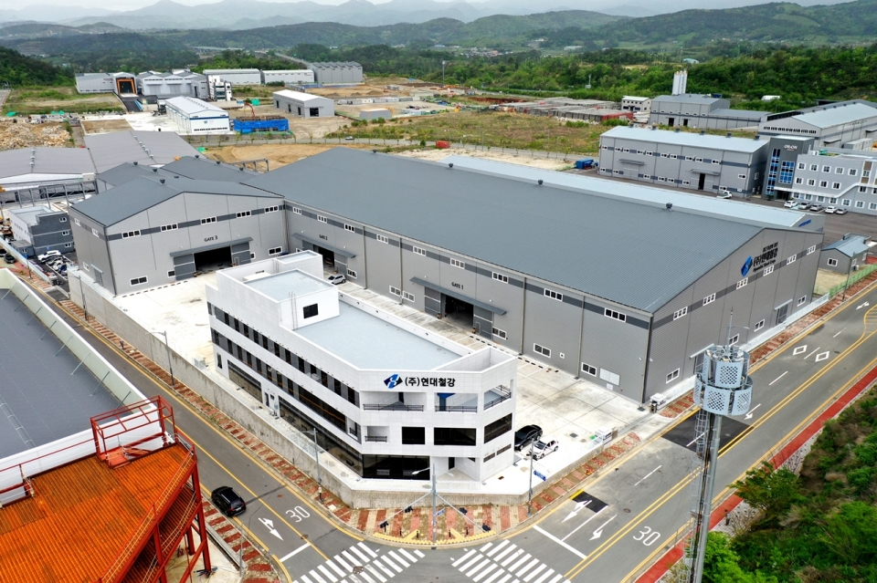 현대철강 울주공장 외부 전경(울산광역시 울주군 서생면 에너지융합일반산업단지 내)